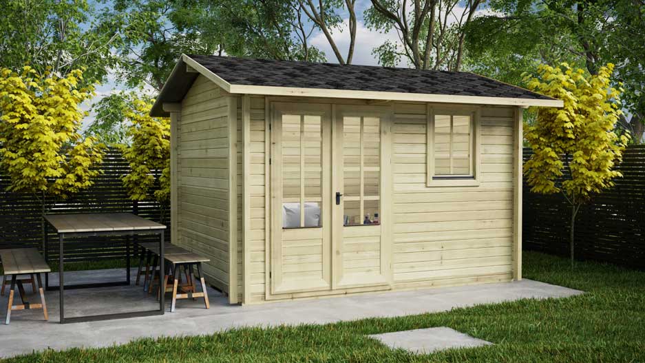 Arklow Log Cabin 3 4m X 2 5m Loghouse Ie