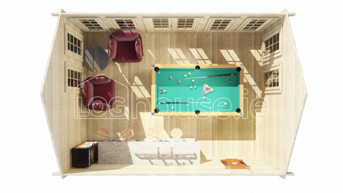 Portobello Log Cabin Plan