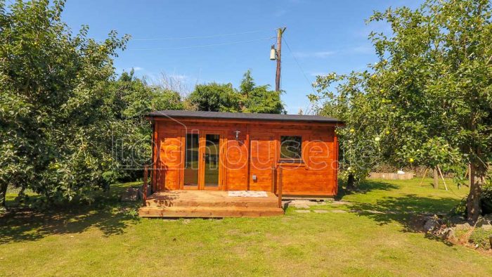 One Bed Type C Log Cabin 5 8m X 5m