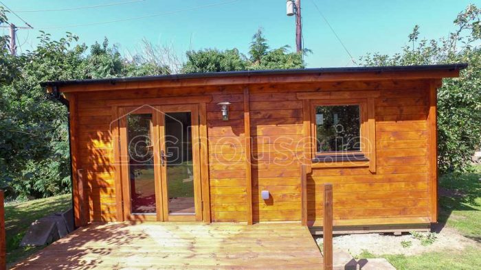 One Bed Type C Log Cabin 5 8m X 5m Loghouse Ie