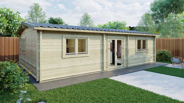 BUDGET-TWO-BED-D-LOG-CABIN---Front